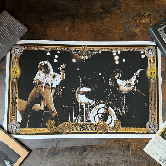 MINT/NM RARE Led Zeppelin Los Angeles Forum 1973 Jame Fortune/Scotty C, 17x27 - Picture 7 of 7